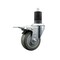Service Caster 3.5'' Gray Poly Swivel 1-5/8'' Expanding Stem Caster Total Lock Brake SCC-EXTTL20S3514-PPUB-158 - alternate 1